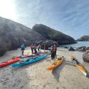 Vertical Blue Cornwall, British Canoe Courses